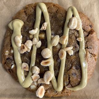 Cookies cobertura pistáchio