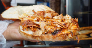 Kebab Solo Carne En Rollo Grande