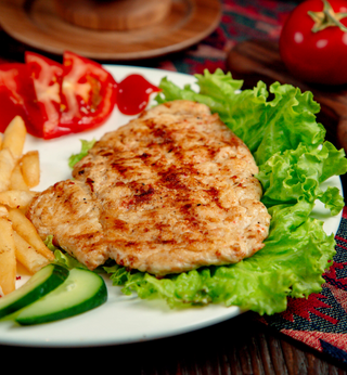 Frango com Ovo Frito