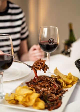 Wok de solomillo Ibérico