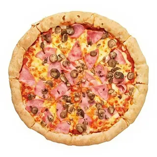 Pizza Prosciutto E Funghi (33 Cm.)