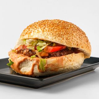 Old school hamburger