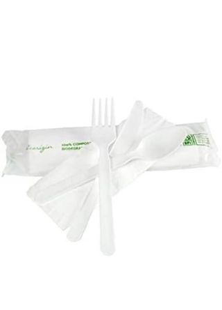 Set cubiertos desechables