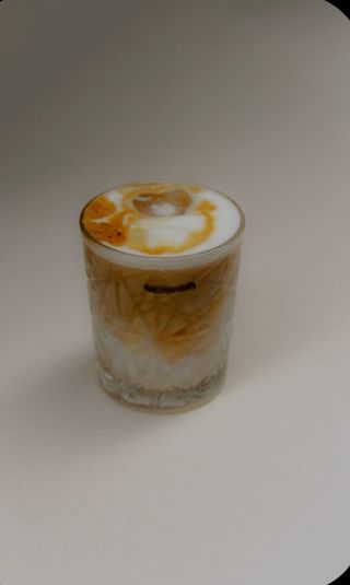 Ice latte con avena oatly