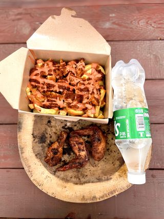 Loaded Chicken and Chips (Full) + a side + drink