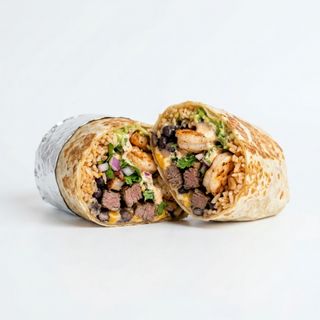 Burrito Mar y Tierra