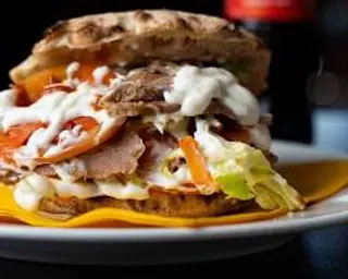Panino kebab completo