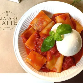 PACCHERI AL POMODORO "AL BIANCOLATTE"