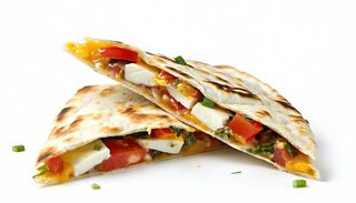 Piadina pomodoro, mozzarella e origano