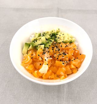 P1. Poke' salmon