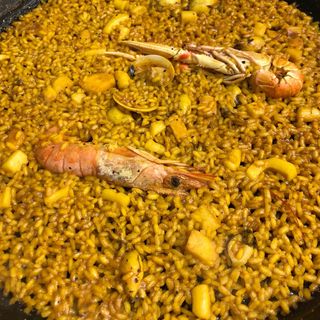 Paella de marisco