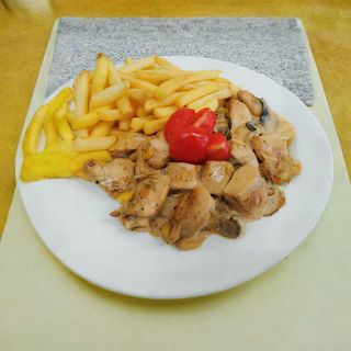 Късчета сметанов сос