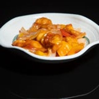 161 Pesce fritto con salsa agrodolce
