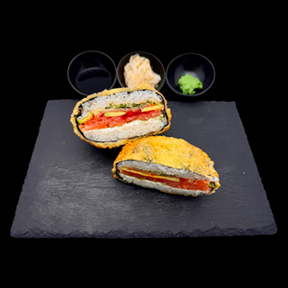 Sushi Burger z łososiem