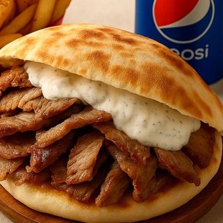 Meuno kebab pitta sin verdura