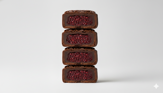 Мункейк шоколад-вишня