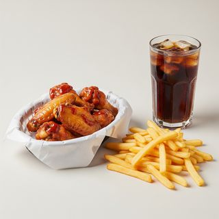 Menù alette di pollo