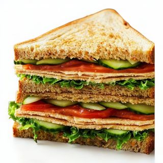 Vegetable Club Sandwich