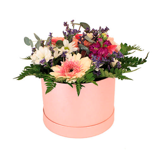 Donna. Centro De Flores Frescas Con Gerberas Y Margaritas