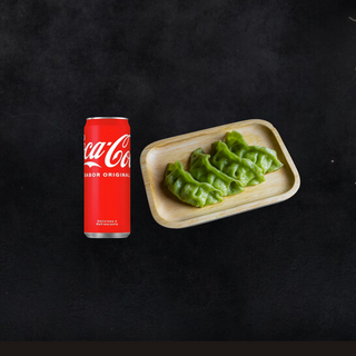 GYOZA 10 PICES VEGETAL+ 1Coca-cola Lata
