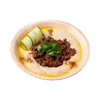 Hummus z wołowiną