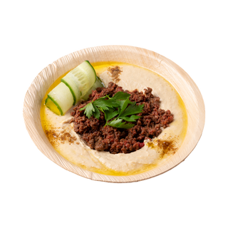 Hummus z wołowiną