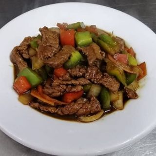 Ternera con salsa de ostras