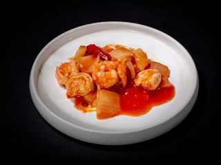 Gamberetti in salsa agrodolce