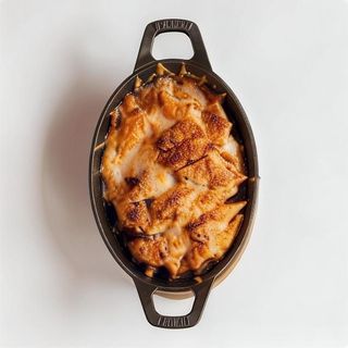 Macarrons de Rostit gratinats amb formatge