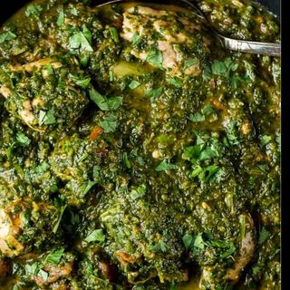 Spinach with Lamb/Cordero con Espinacas