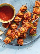 Brochette Escalope + garniture 