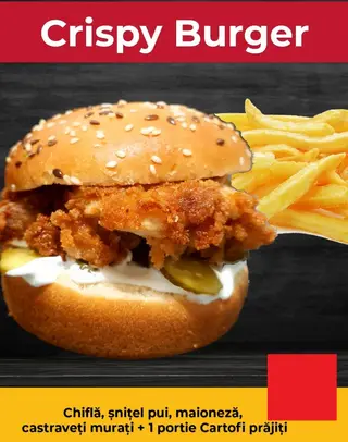 Crispy burger