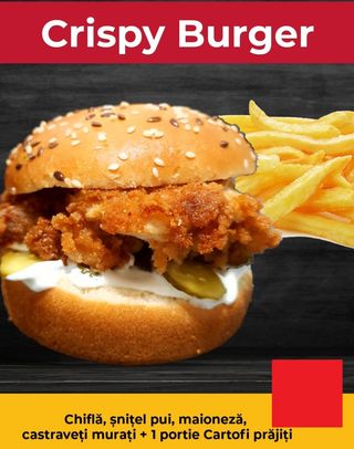 Crispy burger