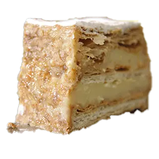 Milhojas blanca