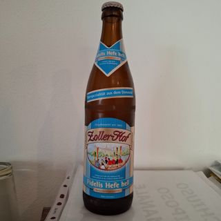 Fidelis Hefe Hell di Zoller-Hof bottiglia 50 cl