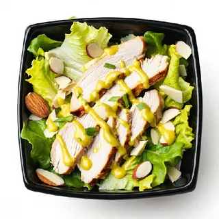 Ensalada De Pollo Con Mostaza Y Almendras