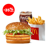 ორმაგი ვეჯი ბურგერის მაკმენიუ (სამარხვო)