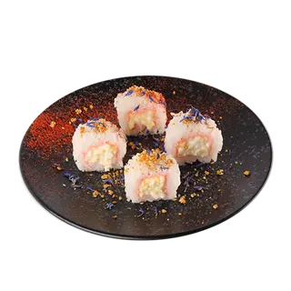 Uramaki white crunch 4 szt.