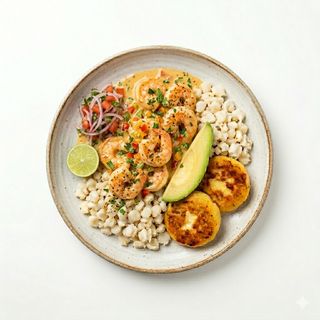 Encocado De Camarones