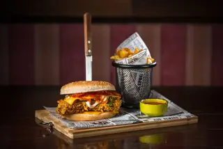 Crispy burger