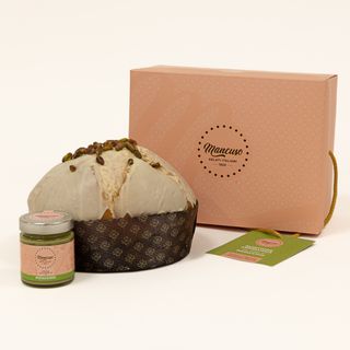 Panettone al Pistacchio con crema al Pistacchio