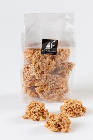 Bolsa Piñas De Chocolate Blanco Y Fresa 100 Gr.