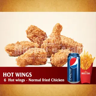 Menu hot wings