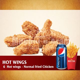 Menu hot wings