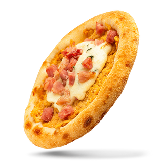 43. Esfirra de Frango E Queijo Com Bacon