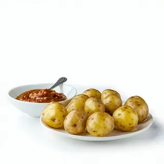 Papas Arrugás amb Mojo Picón i Mojo Verd