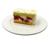 Strawberry yoghurt slice