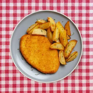 Cotoletta di Pollo con Patate