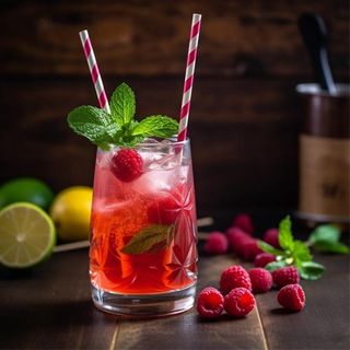 mojito fruits rouge