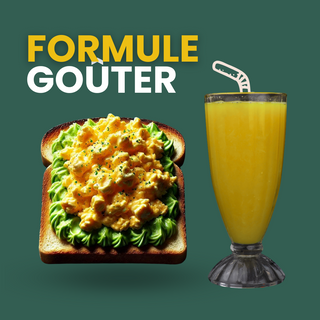 Toasts complets Avocat et 2 Œufs + Jus au choix